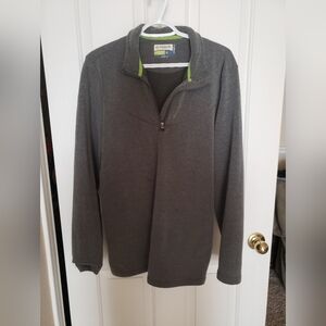 Magellan Outdoor pullover  Gray zipper Loose Mag Wick Adventure Gear Mens